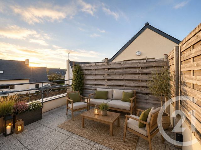 Appartement T2 à vendre - 2 pièces - 34.76 m2 - PLOEMEUR - 56 - BRETAGNE - Century 21 Ploemeur Immobilier