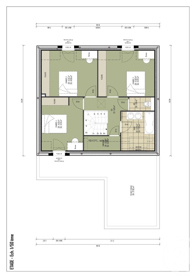 maison à vendre - 5 pièces - 120.0 m2 - PLOEMEUR - 56 - BRETAGNE - Century 21 Ploemeur Immobilier